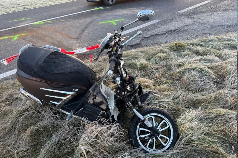 Hitzendorf – Unfall zwischen Auto und Moped