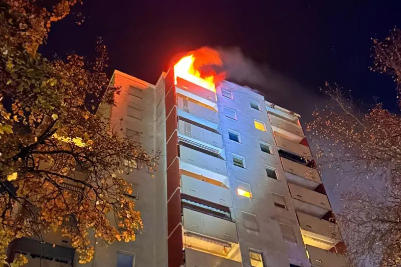 Mannheim BW – 88-jährige Frau stirbt bei Brand von Hochhaus