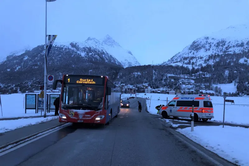 Surlej GR – Fussgänger von Auto angefahren