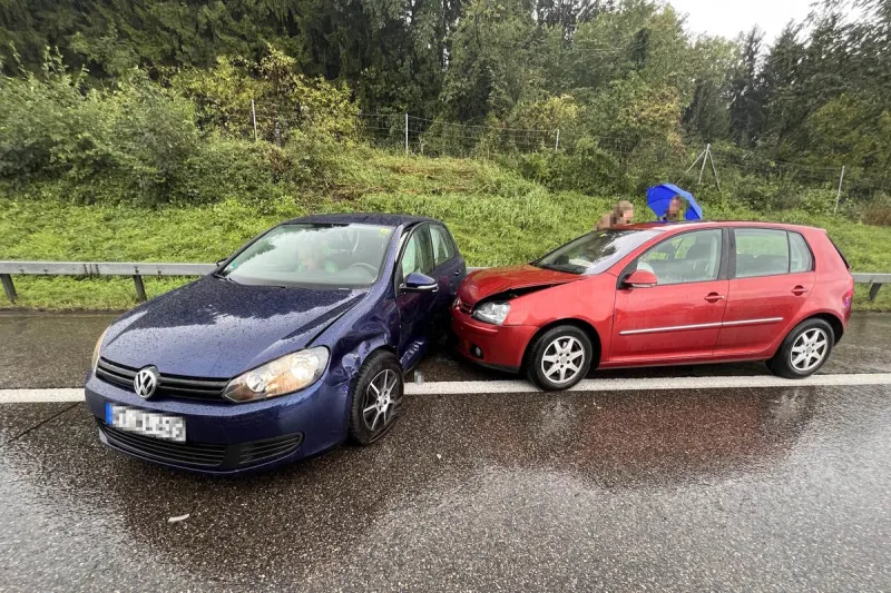 Mörschwil SG - Unfall zwischen vier Autos 