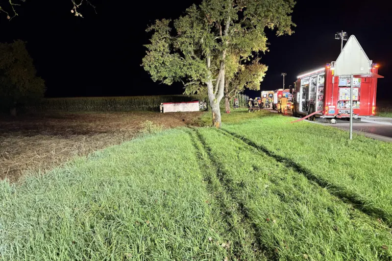Endingen AG – Autolenker stirbt bei Selbstunfall