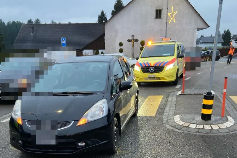 Fulenbach SO – Unfall auf dem Fussgängerstreifen