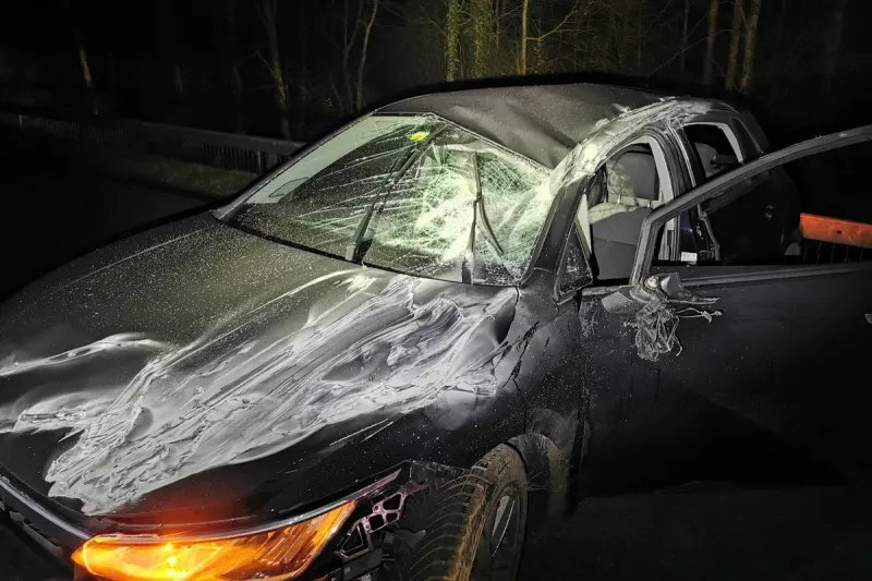 Wigoltingen TG - Autobahn nach Unfall gesperrt - Auto überschlägt sich 