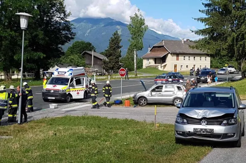Hermagor - Unfall mit zwei Kinder