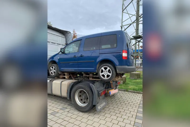A5 Karlsruhe – Weiterfahrt aufgrund mangelnder Ladungssicherung untersagt