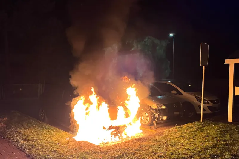 Frauenfeld TG - Auto gerät in der Nacht in Brand