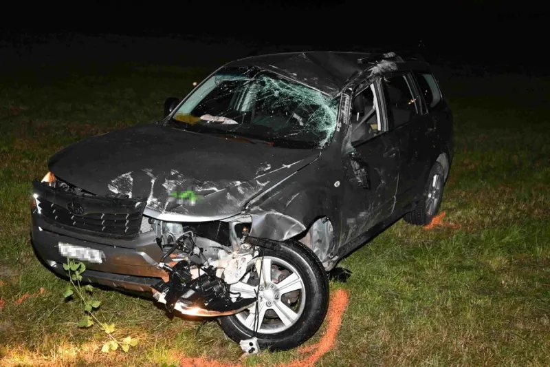  Wattwil SG - Subaru bei Selbstunfall überschlagen