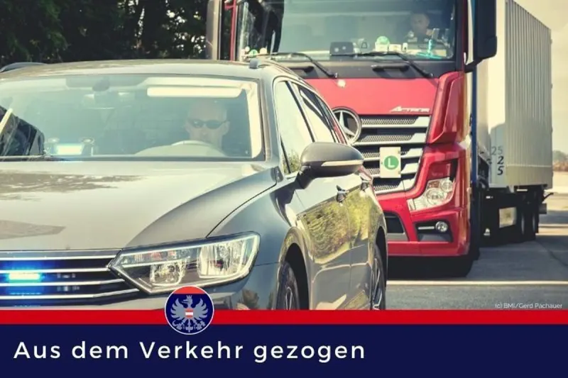 Kammern - Betrunkener Lkw-Fahrer beging 49 Vergehen