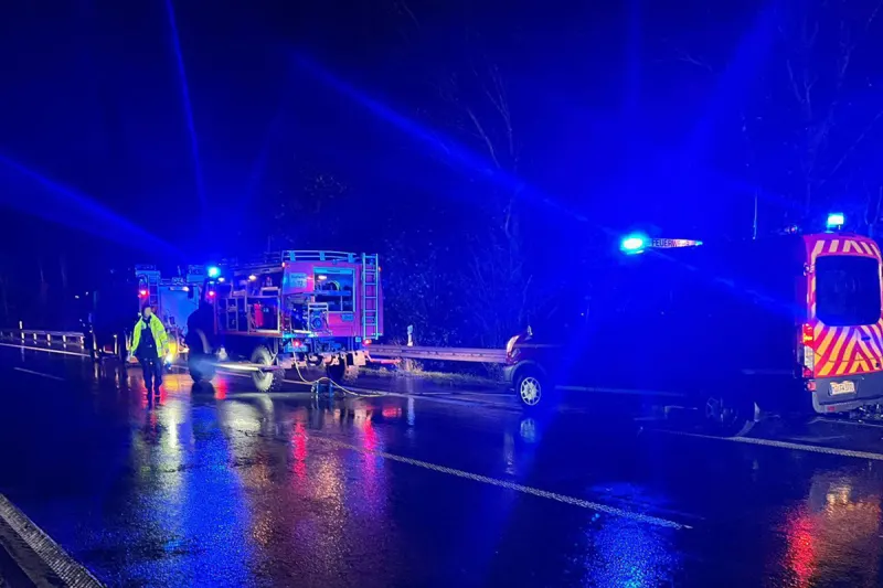 A46 Erkelenz NW – Tödlicher Unfall durch Falschfahrer auf Autobahn