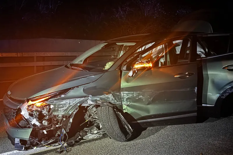 Unfall in Littau LU – Junglenker prallt gegen Leitplanke