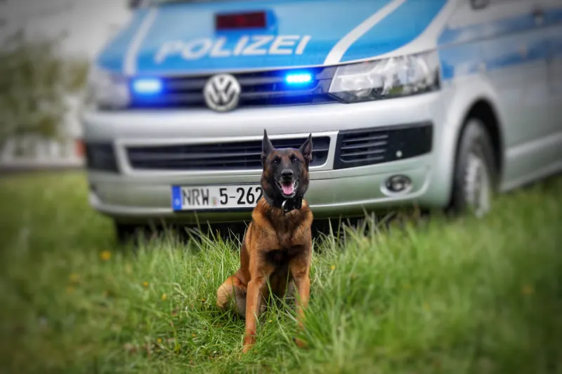 Gelsenkirchen - Diensthund beißt Mann