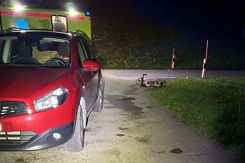 Unfall in Heiden AR – Jugendlicher mit Rennrad verletzt