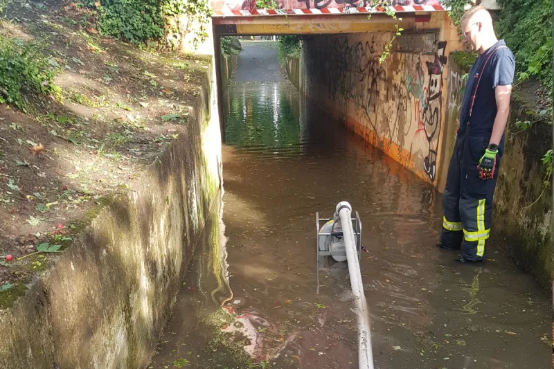 Hattersheim HE – 18 Feuerwehreinsätze nach Unwetter