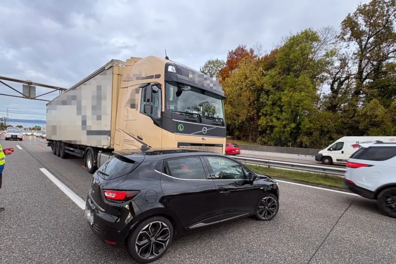 A1 Mörschwil SG – Unfall sorgt für Verkehrschaos im Feierabendverkehr