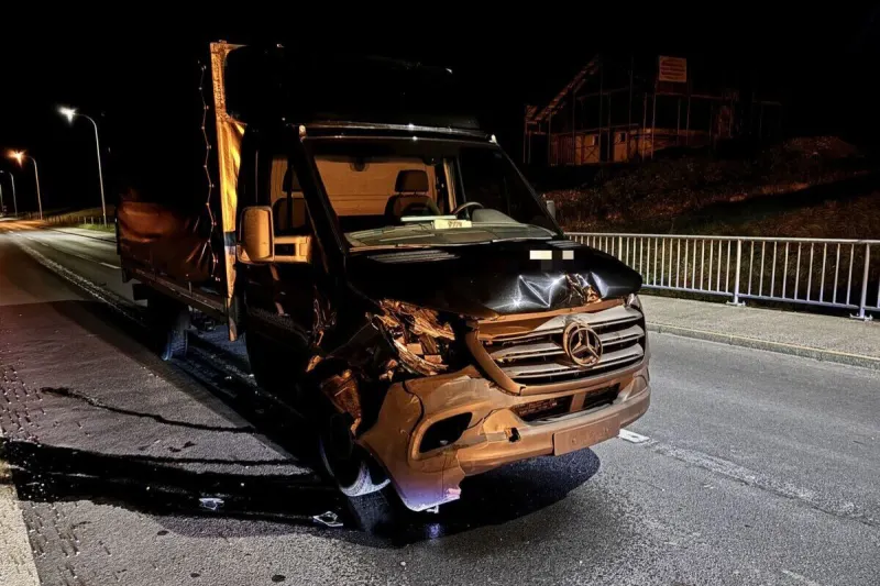 WIldunfall in Hätzingen GL – Lieferwagen kollidiert mit Hirsch