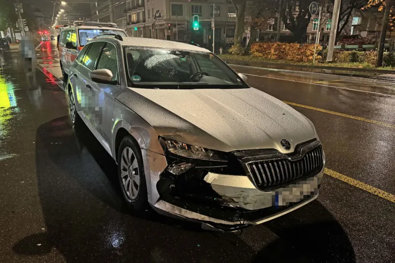 Stadt St. Gallen – Unfall an Kreuzung 