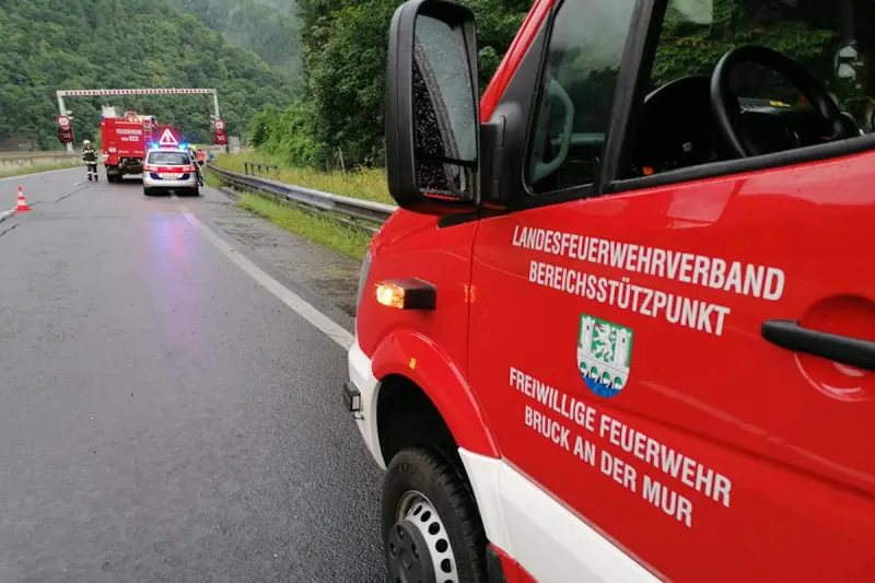 Tödlicher Verkehrsunfall auf der S35 Richtung Graz