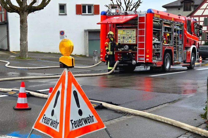 Steckborn TG - Brand in Zimmer