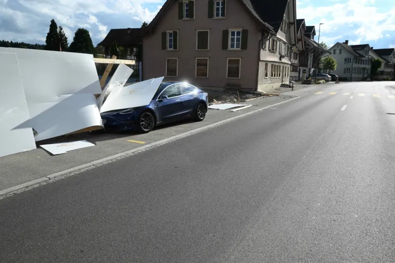 Oberbüren SG – Übermüdeter Lenker verursacht Unfall