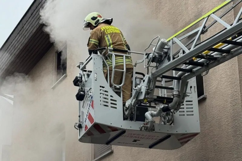Lustenau V – Küche in Brand