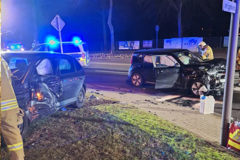 Greven – Unfall mit vier Verletzten, zwei davon schwer