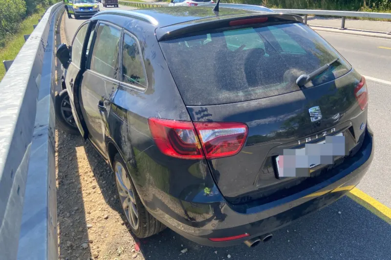 Laufenburg AG - Während der Autofahrt eingenickt