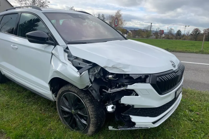Hefenhausen TG - Fahrunfähig Unfall verursacht