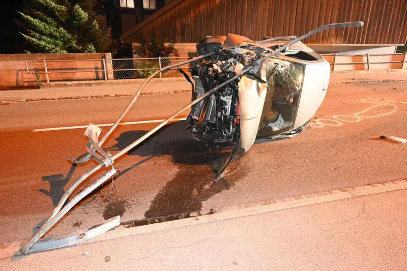 Bronschhofen SG – Selbstunfall unter Alkoholeinfluss