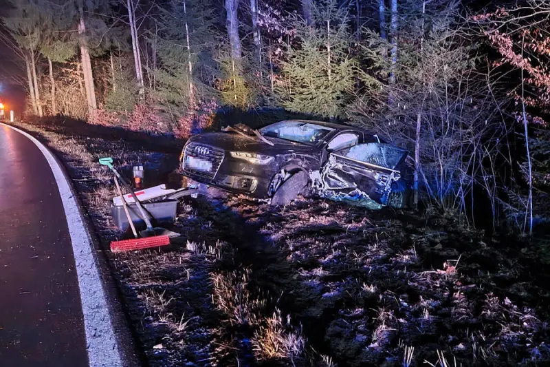 Helfenberg – Schwerer Unfall mit Alkolenker