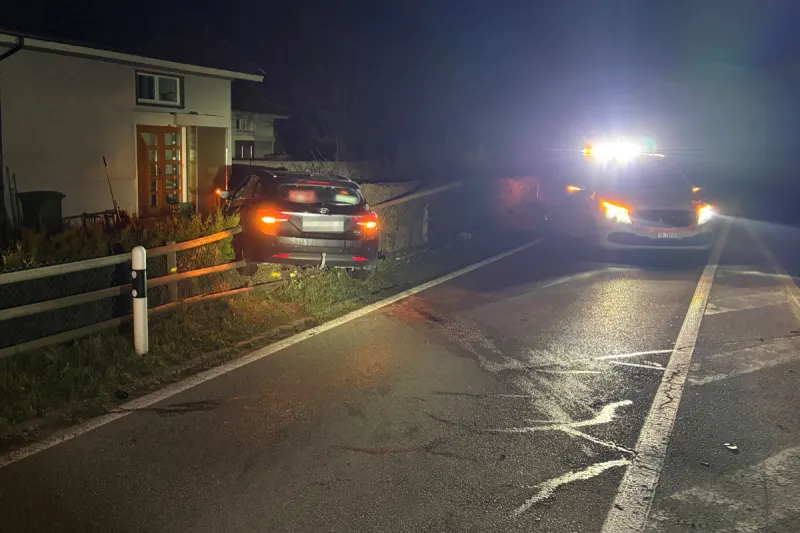 Wittenwil TG – Fahrunfähig Unfall verursacht
