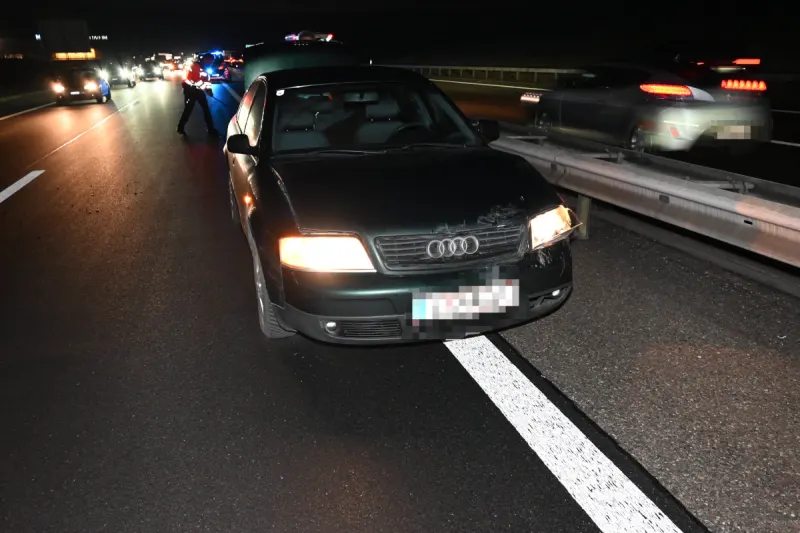 A1 Gossau SG – Unfall auf der Autobahn im Pendlerverkehr 