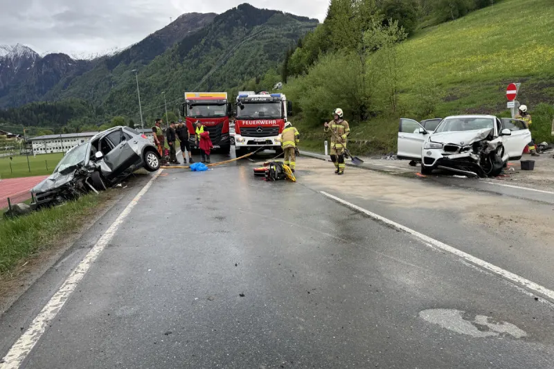 Kaprun – Schwerer Unfall mit drei Verletzten