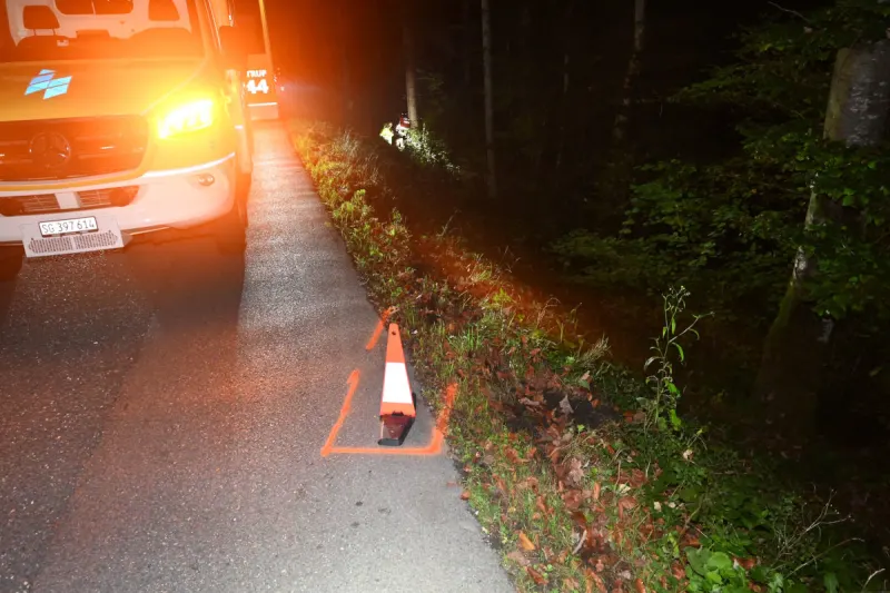 Degersheim SG – Jugendliche stürzt bei Unfall mit Motorrad