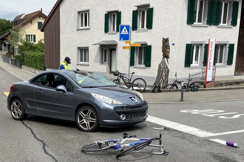 Villnachern AG – Verletzter Fahrradfahrer nach Kollision