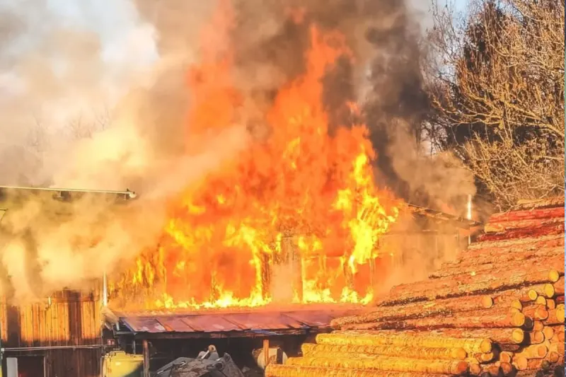 Döllach – Heißer Funke löste Brand aus