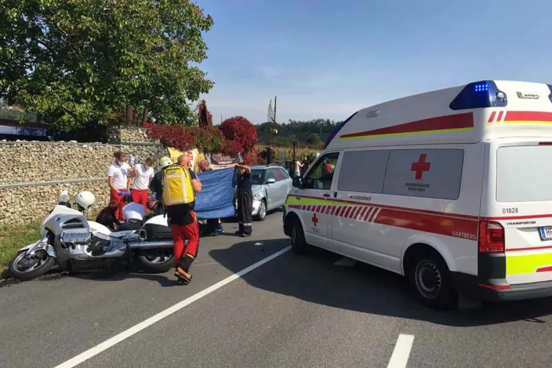 Stubenberg - Motorradfahrer übersah PKW