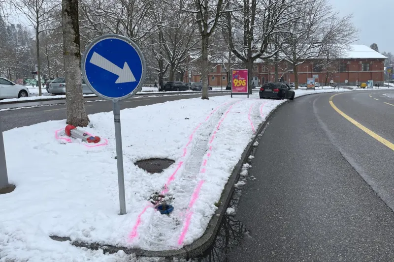 Stadt St. Gallen - 20-Jähriger passt nicht auf und prallt in Hydranten