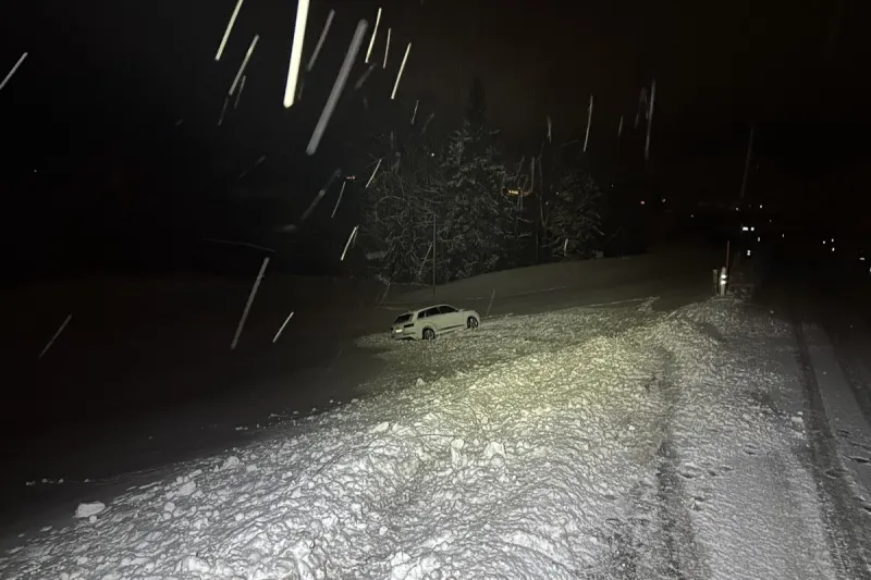 Appenzell Ausserrhoden – Drei Selbstunfälle bei Schneefall