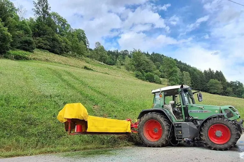 Bad St. Leonhard - Traktor abgestürzt - Landwirt schwer verletzt