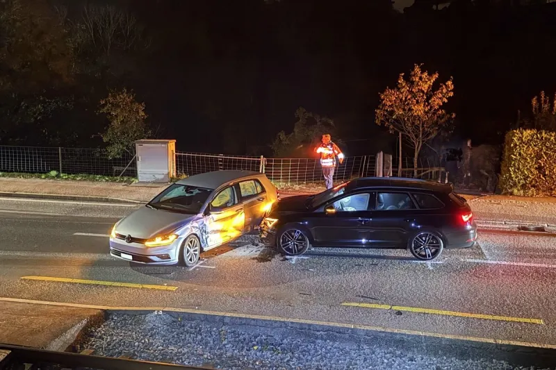 Teufen AR – Atemlufttest nach Unfall positiv