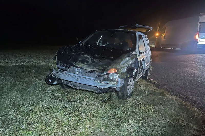 Rothenfluh BL – Unfall auf vereister Fahrbahn