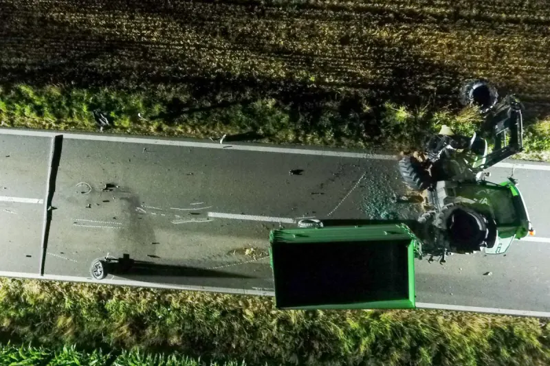 Hugelshofen TG – Kollision zwischen Auto und Traktor fordert zwei verletzte Personen