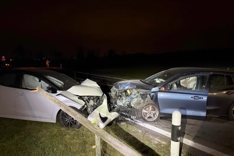 Unfall in Auw AG – Frontalkollision zwischen zwei Autos