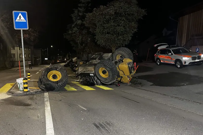 Gais AR – Unfall mit Teleskoplader