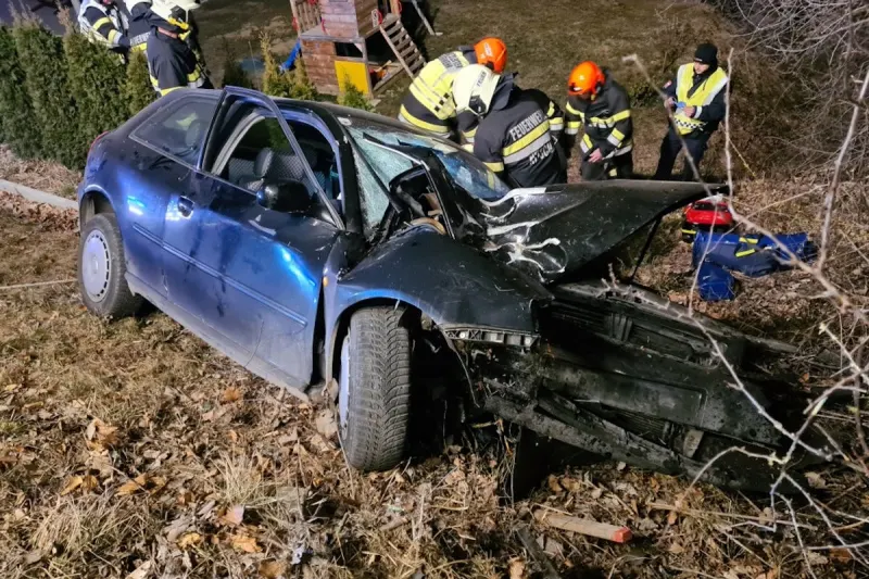 Gleisdorf – Verkehrsunfall fordert zwei schwer verletzte Personen