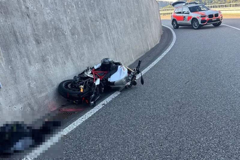 Beinwil SO – Rettungshelikopter nach Motorradunfall im Einsatz
