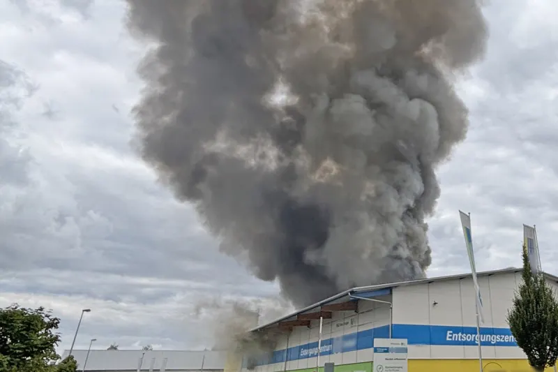 Kreuzlingen TG – Brand in Entsorgungszentrum
