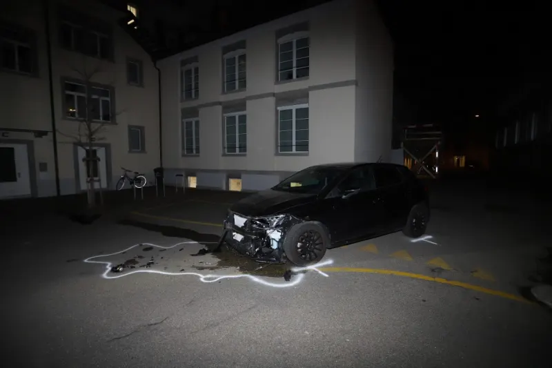 St. Gallen - Zwei Personenwagen kollidieren auf Gartenstrasse 