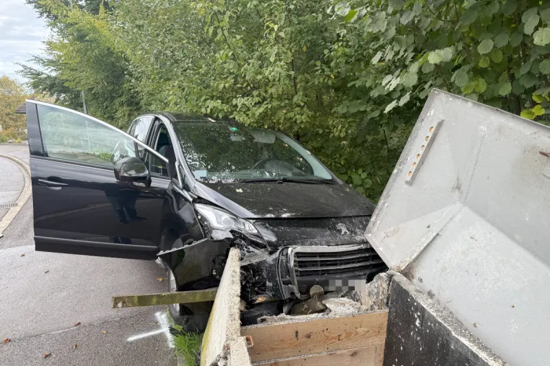 Stadt St.Gallen – Autolenkerin bei Unfall verletzt