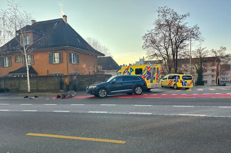 Unfall in Olten SO – Kollision zwischen Auto und Velo